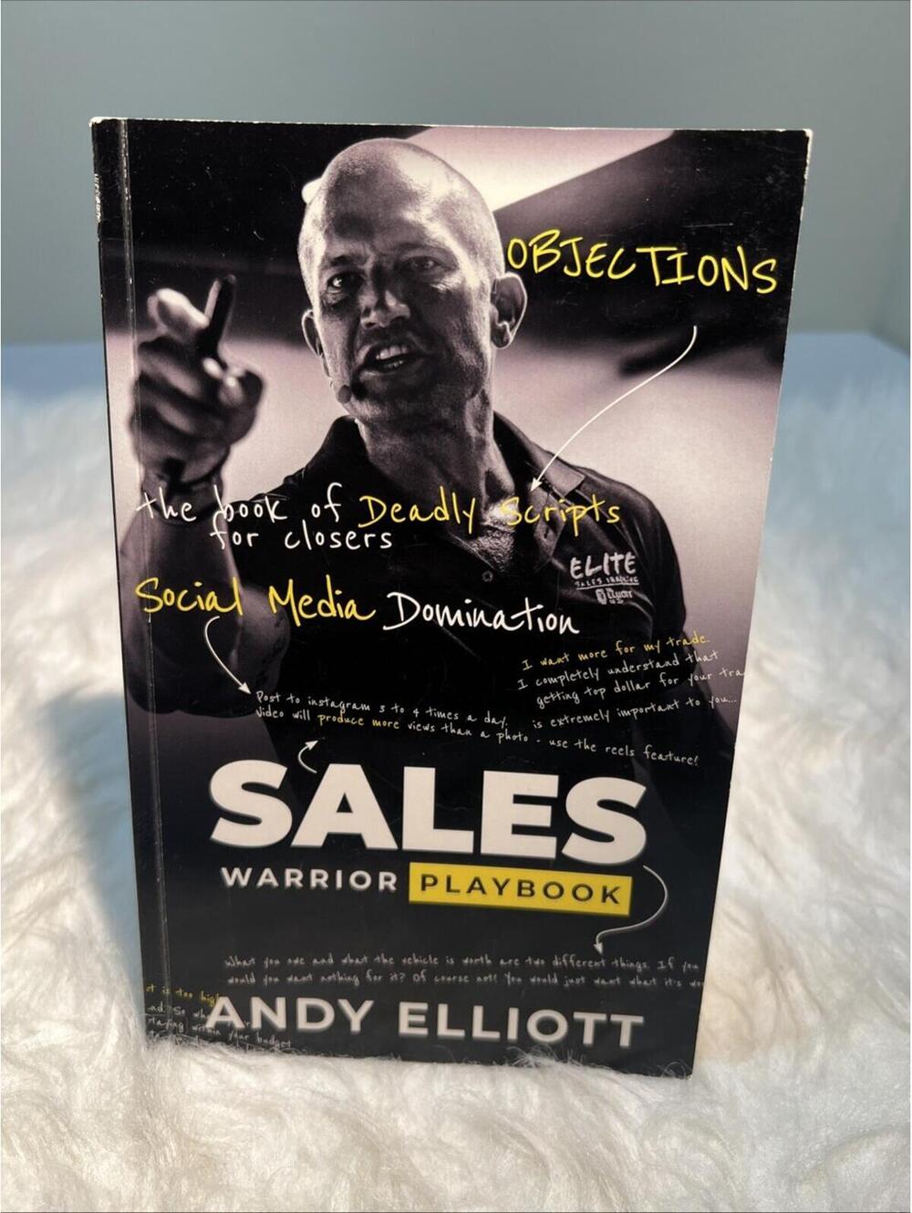 SALES WARRIOR (PLAYBOOK) BY Andy Elliott PAPERBACK **SIGNED**